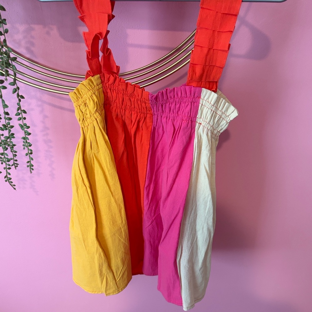 BiBi Pink and Orange top